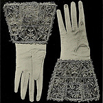 embroidered gloves photo