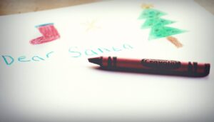 "Dear Santa" letter