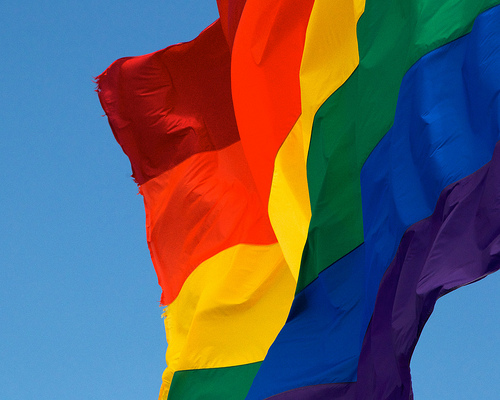 rainbow flag photo