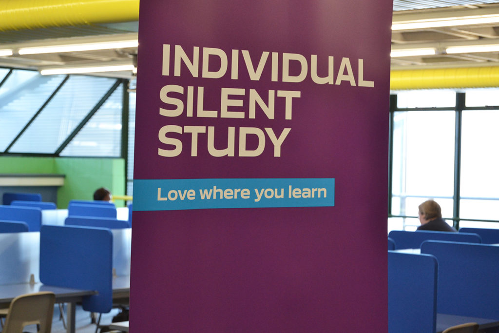 Individual Silent Study Zone banner