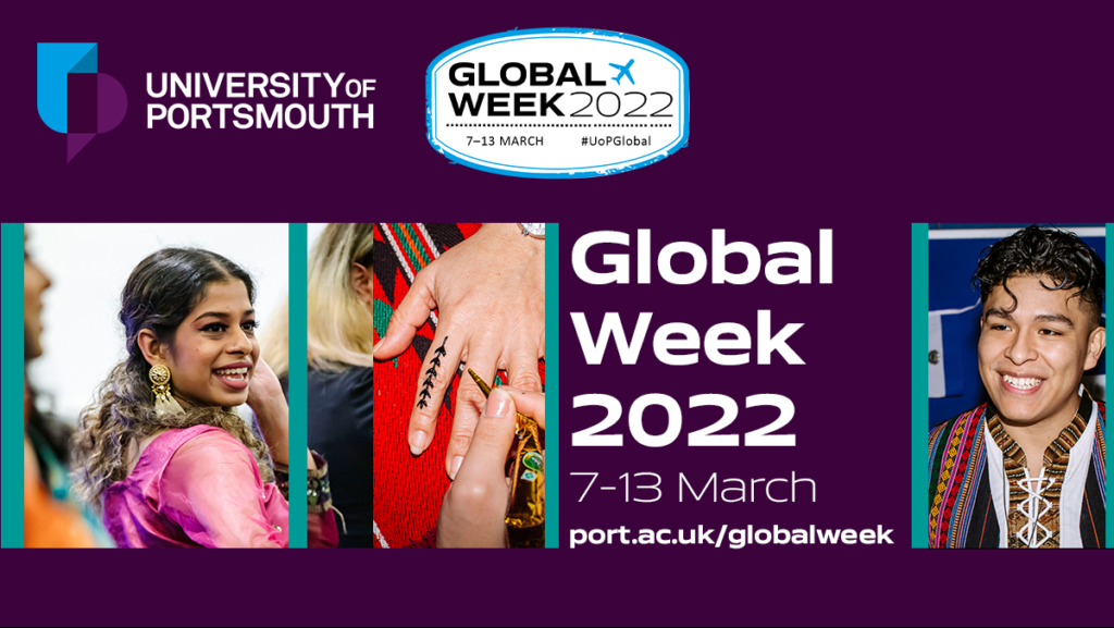 Global Week 2022 runs from 7-13 March.  Follow the hashtag: #UoPGlobal