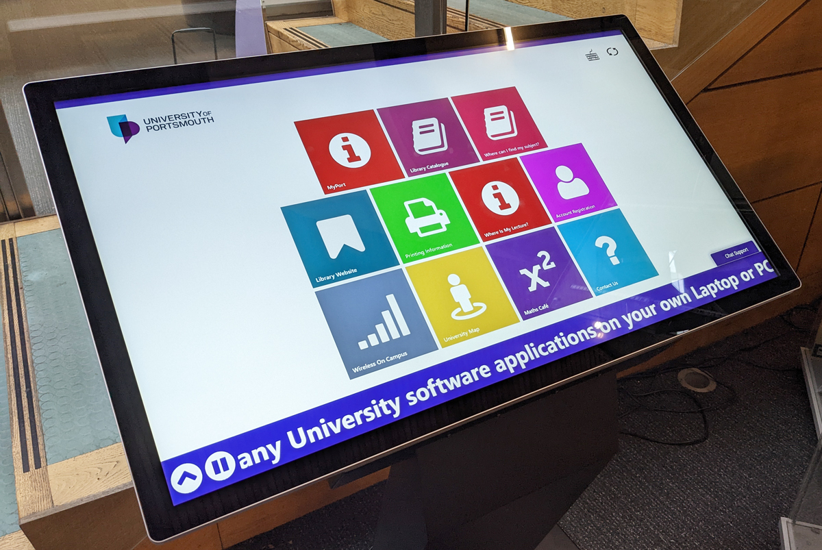 Touchscreen information kiosks get an upgrade