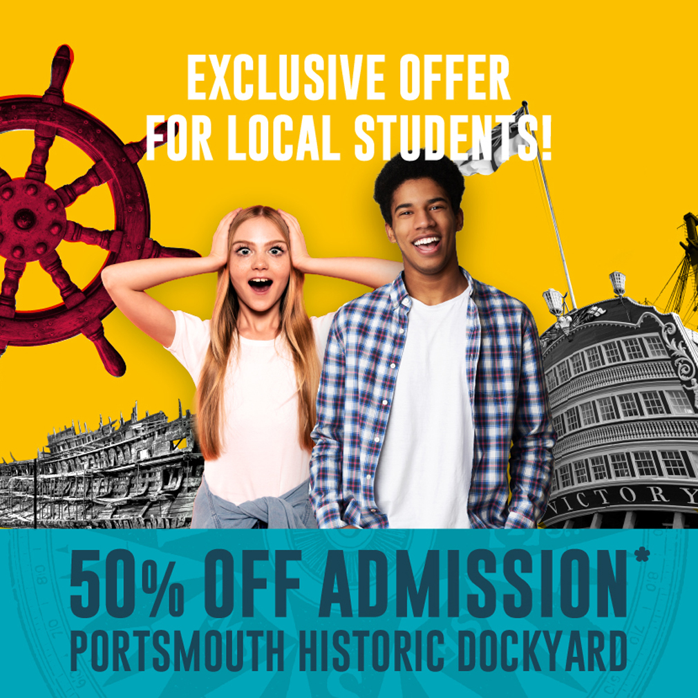 Half-price tickets for Portsmouth Historic Dockyard