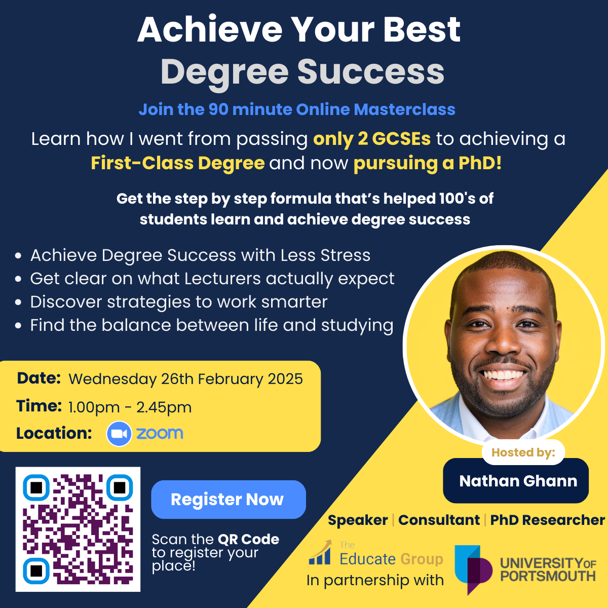 Business degree success masterclass