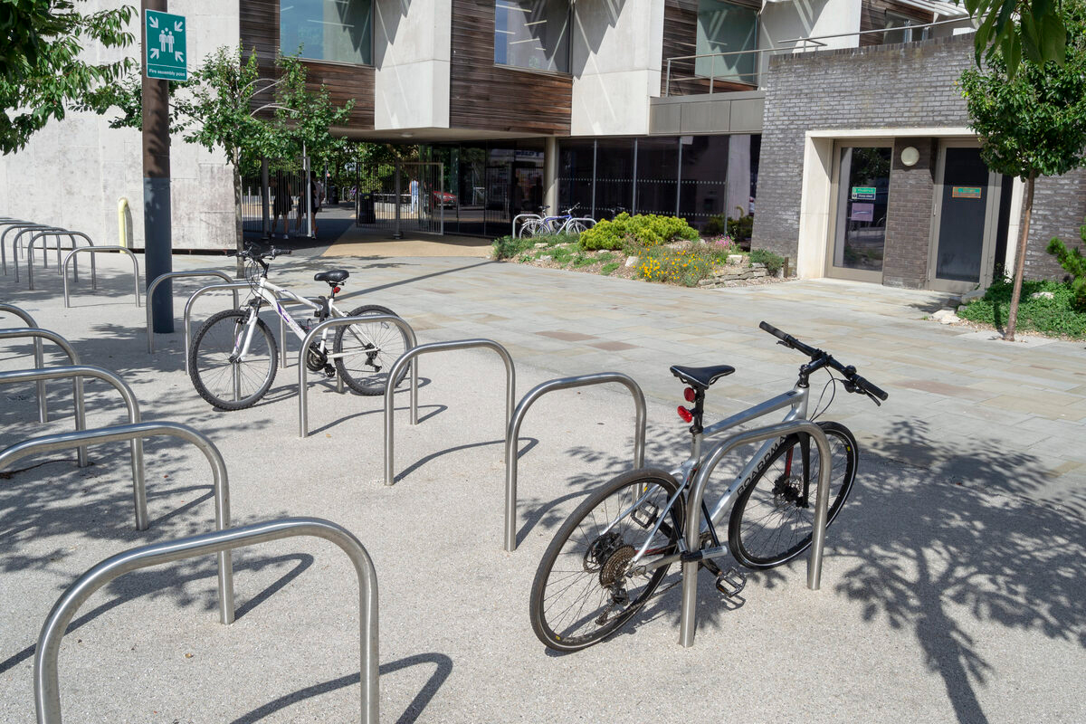 Scooters and bicycles not allowed in the Library from Monday